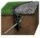 Primatera Plastic Garden Hedge in Black Colour 16x61cm