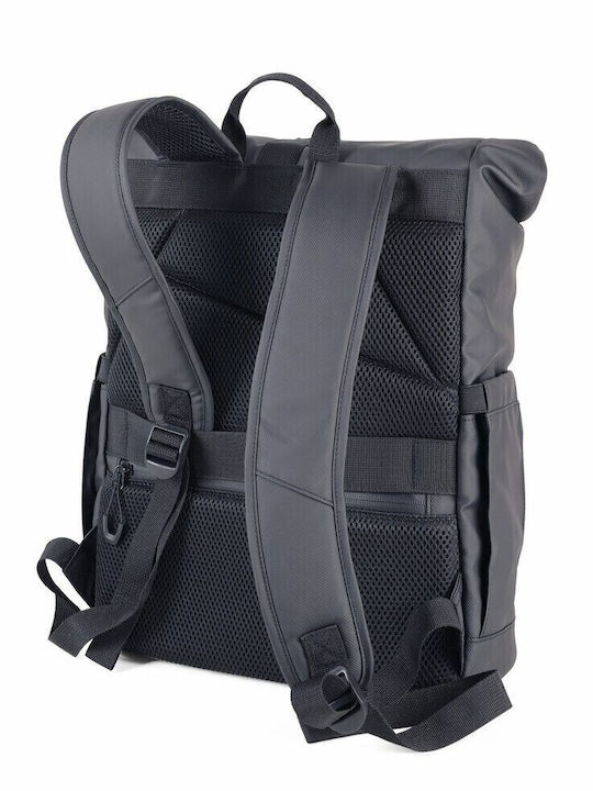 Troika Backpack Αδιάβροχο Μαύρο