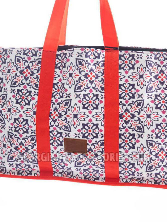 Achilleas Accessories Υφασμάτινη Τσάντα Θαλάσσης Πολύχρωμη