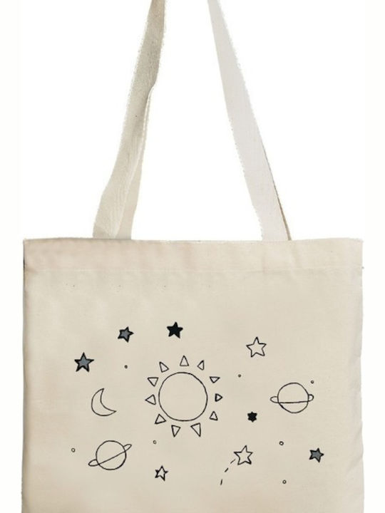Cotton Shopping Bag in White color
