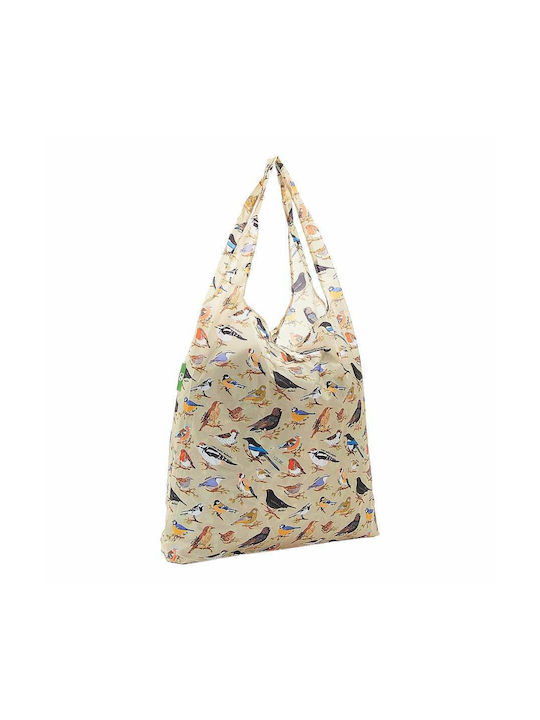 Eco Chic Wild Birds Fabric Shopping Bag