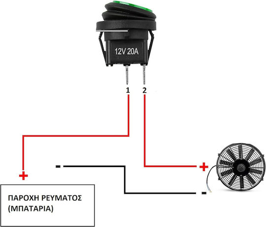 On-Off switch Pushbutton Waterproof 1pcs