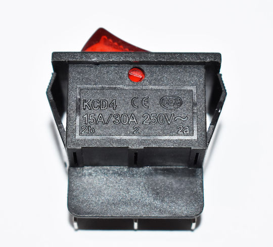 ForAll On-Off switch Rocker Red 1pcs