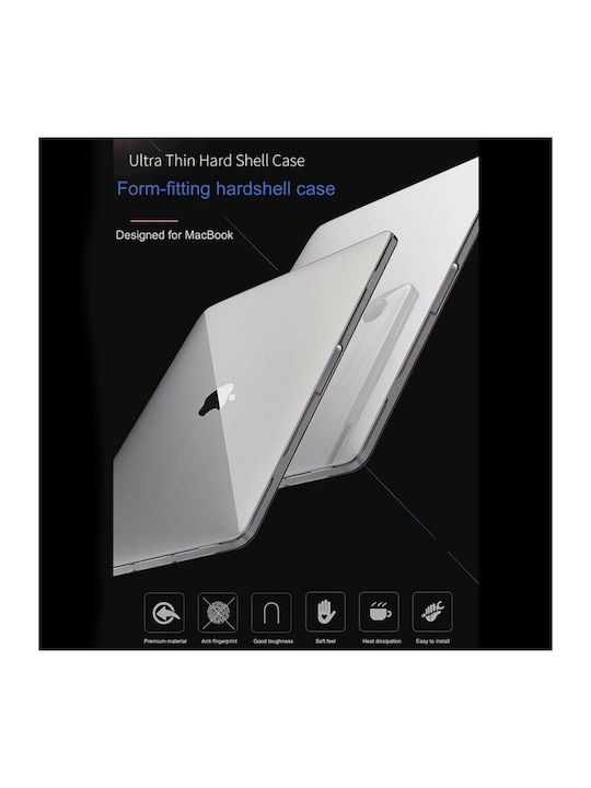Wiwu iShield Ultra Thin Κάλυμμα για Laptop Macbook Air Pro 2016 13.3" σε Διάφανο χρώμα