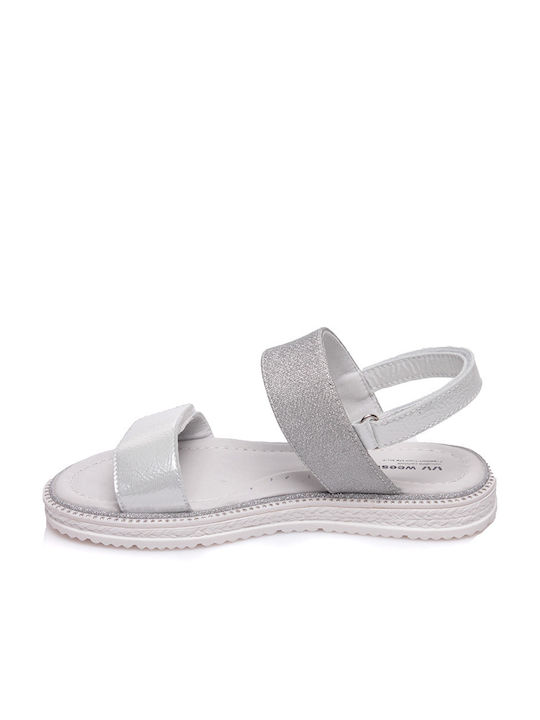 Weestep Kinder Sandalen Silber