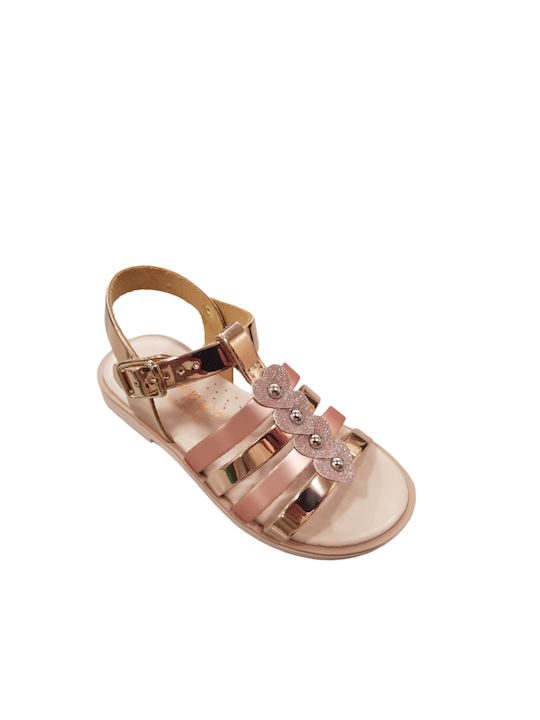 Scarpy Kinder Sandalen Gold