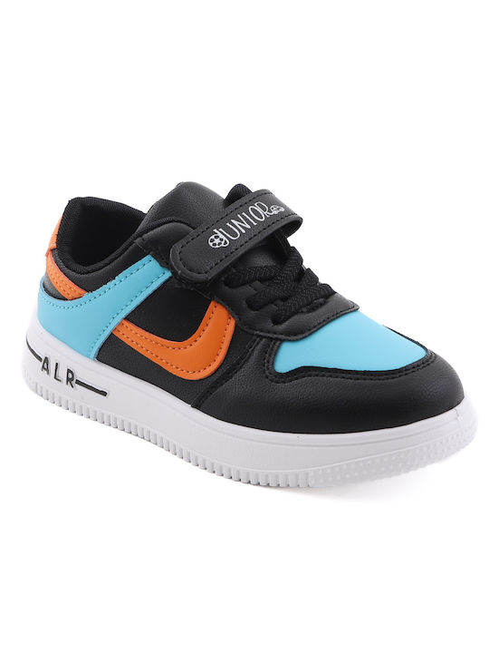 Junior Kids Sneakers with Scratch Black