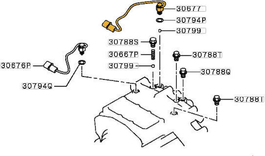 Car Gearshift Position Valve για Mitsubishi L200