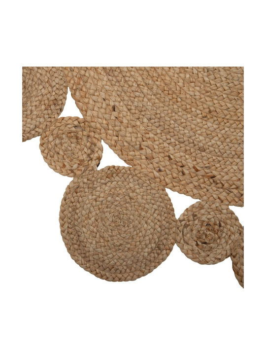 Rug Round Summer Wicker Beige