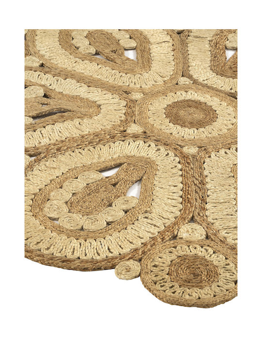 Rug Round Summer from Jute Beige