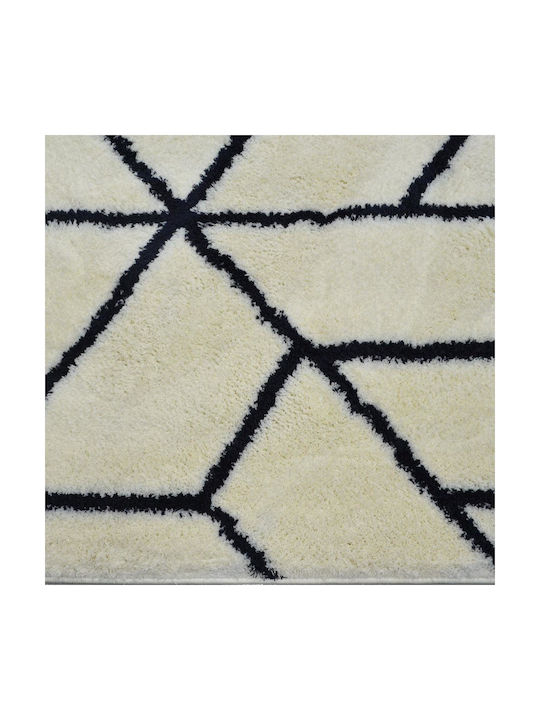 Unique Rug Rectangular Ecru