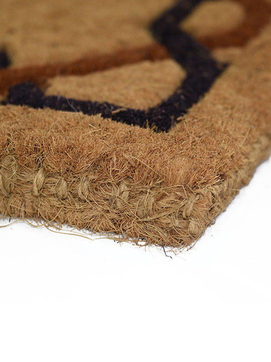 Coconut Fiber Doormat Brown 45x75cm