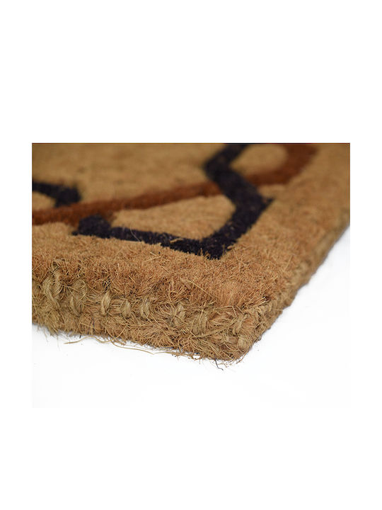 Coconut Fiber Doormat Brown 60x100cm