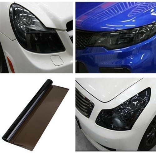 Adhesive Membrane with Enamel Coating for Car Headlights