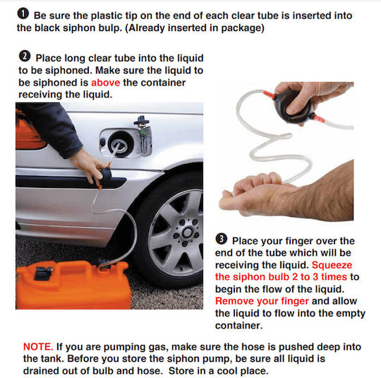 Manual Car Transfer Pump Diesel Petrol Water