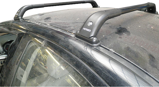 für Mitsubishi Lancer Mazda 2 (mit Dachträgerfüßen) Silber