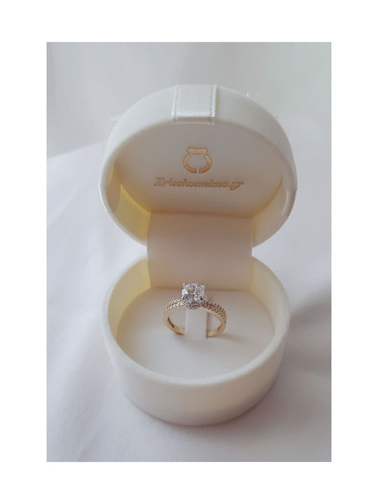 Single Stone from Gold 14K