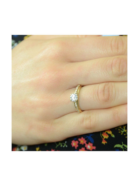 Single Stone from Gold 14K