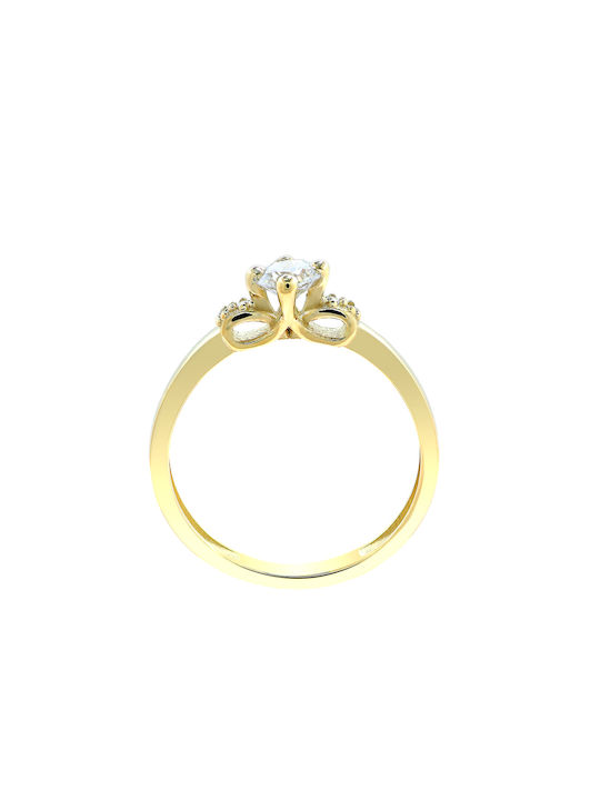 Single Stone from Gold 14K