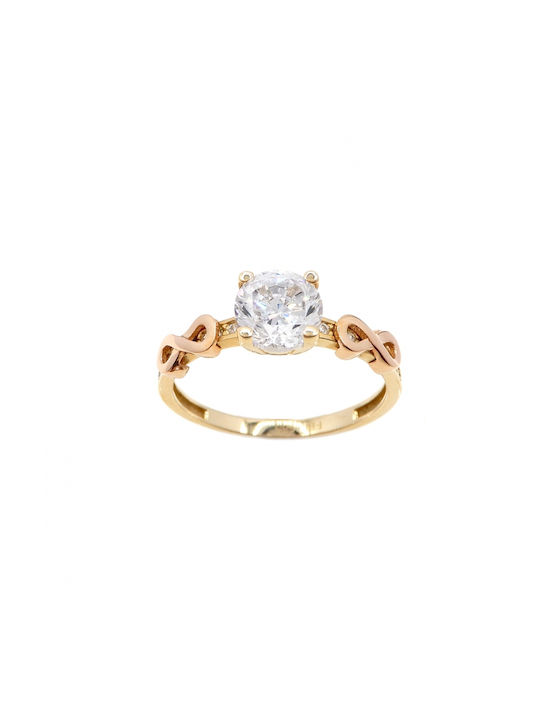 Single Stone from Gold 14K