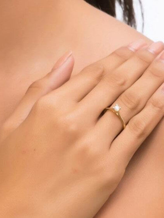Eforo Единичен камък от Злато 14K