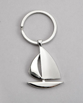 Christening Favor with Keychain made of Metal 4.6x6cm