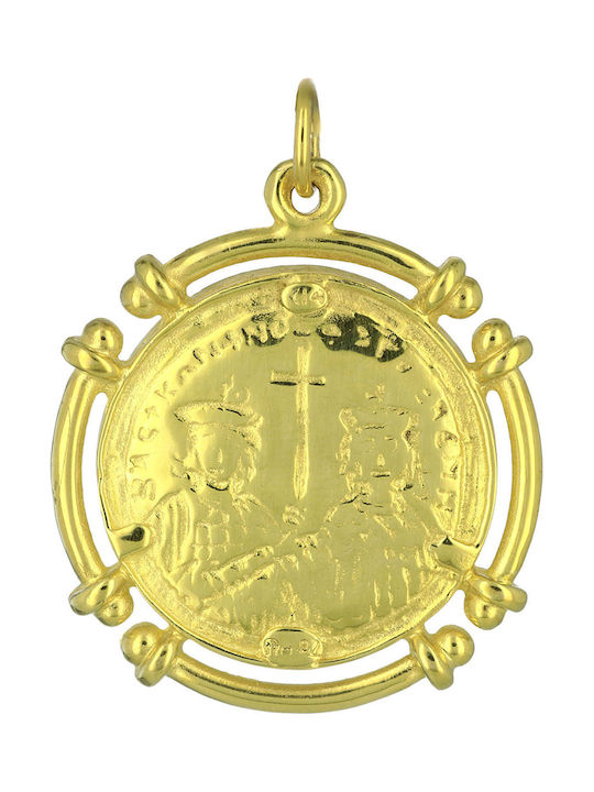 Anhänger Kinder Amulett Konstantinato aus Gold 14K P-30587