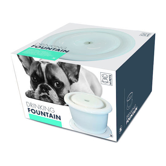 M-Pets Kunststoff Bewässerer / Brunnen für Hund & Katze 3lt
