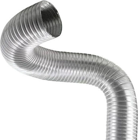 Chimney Chimney Tube Metallic 120mm Silver