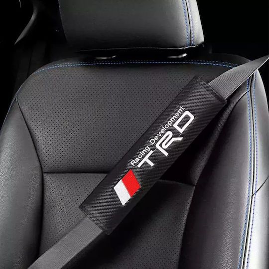 Set of 2pcs Car Seat Belt Pads Black