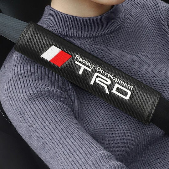 Set of 2pcs Car Seat Belt Pads Black
