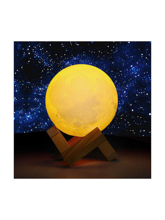 Decorative Lamp Moon Light LED Brown