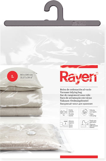Rayen Plastic Storage Bag For Clothes Airtight and with Vacuum 90x55cm 1pcs