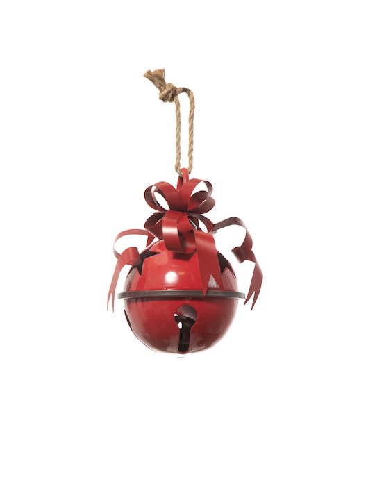 Arpimex Srl Christmas Metallic Bell Ornament Red 26x26cm