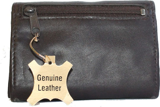 Tobacco Pouch Made of Brown Artificial Leather with Magnetic Closure 11x7.5cm