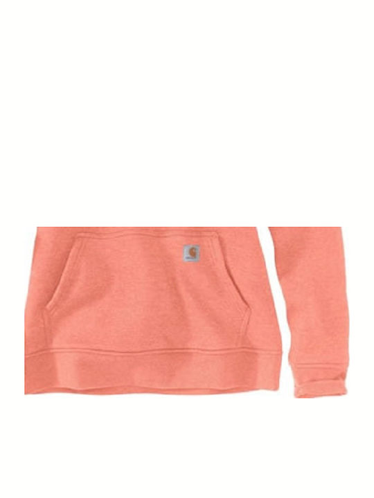 Damen Sweatshirt Kapuzen Rosa