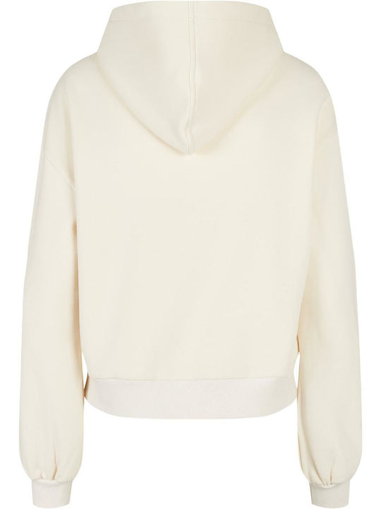 Essential Lang Damen Sweatshirt Kapuzen Weiß