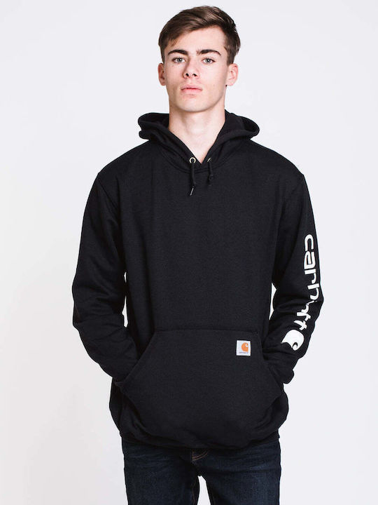 Sweatshirt with Hood Black
