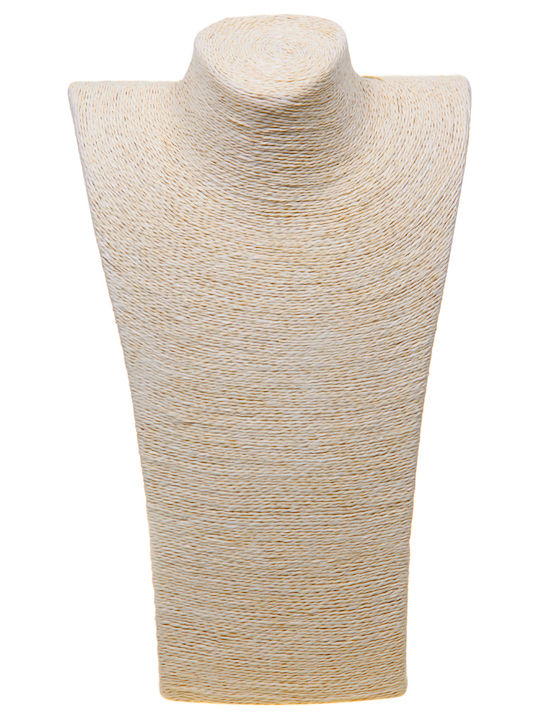 Tatu Moyo Μπούστο Κοσμημάτων Μπεζ 36x23cm