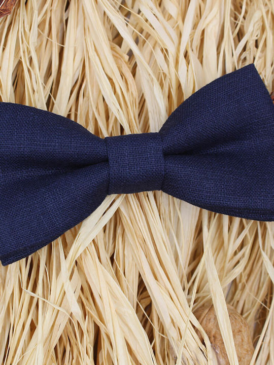 Χειροποιήτο Παπιγιόν Navy Blue Χειροποιήτο Παπιγιόν Navy Blue