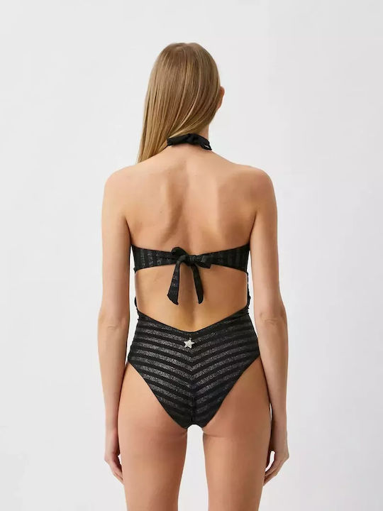 Strapless Ολόσωμο Μαγιό Μαύρο