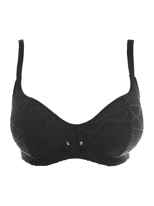 Sundance Bikini Σουτιέν με Ενίσχυση Μαύρο