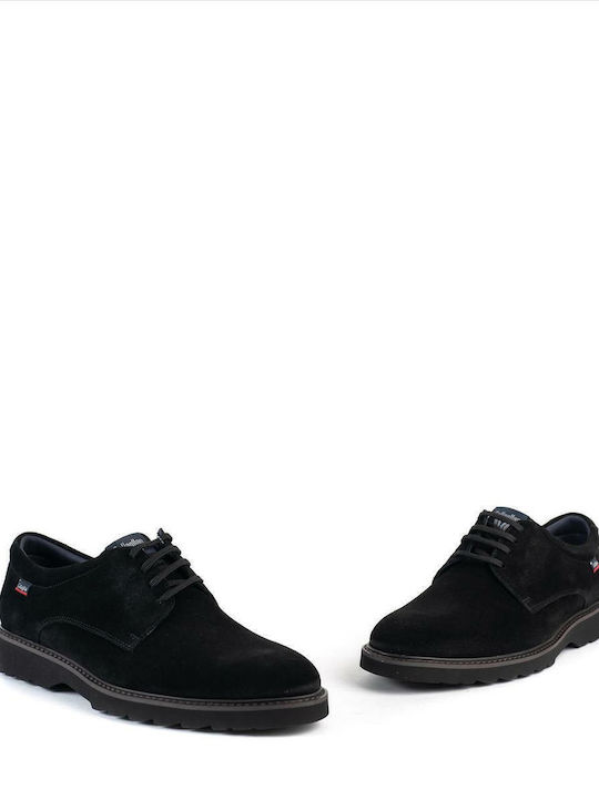 Ante Men's Leather Casual Shoes Black