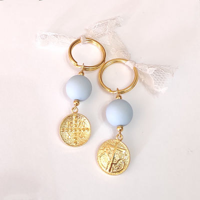 The Art of Beading Christening Charm Keychain Gold 20pcs