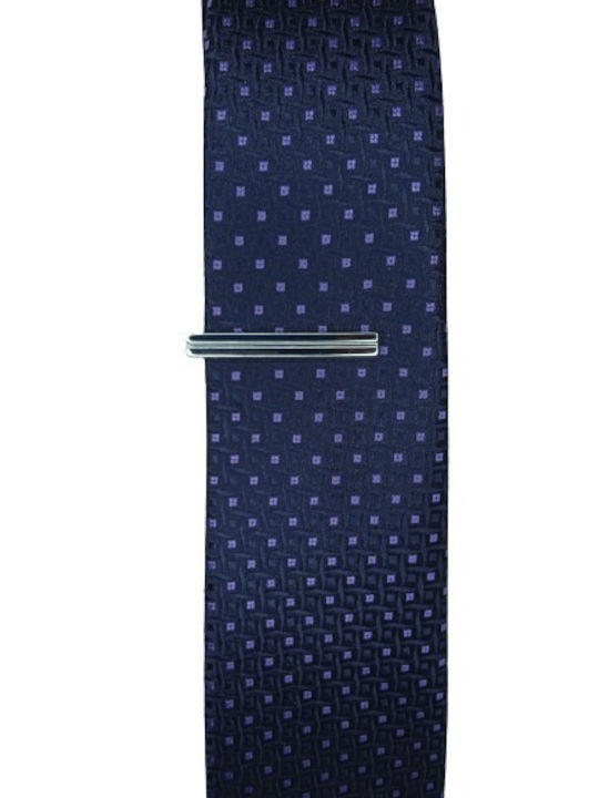 Pearl's Garden Brass Tie Clip Silver