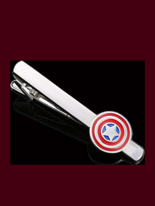 Steel Tie Clip Silver 6x2cm