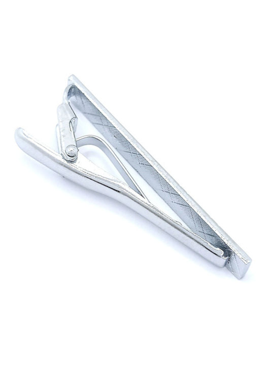 PS Silver Clips pentru cravată din Otel Argintiu