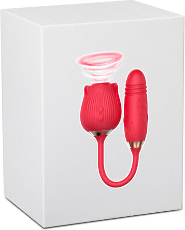 Pleasure Suction Mini Δονητής Bullet 38cm Ροζ