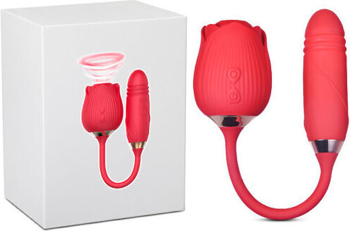 Pleasure Suction Mini Δονητής Bullet 38cm Ροζ