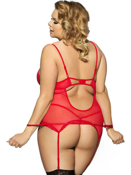 Plus Sexy Bodysuit Rot